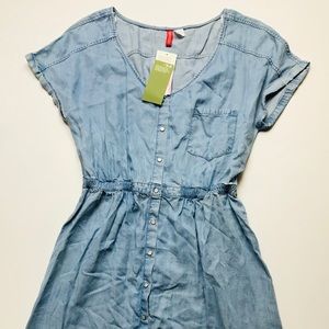 H&M Divided Denim Dress Size 14